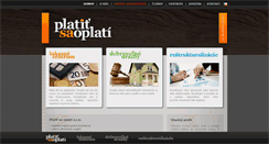 Desktop Screenshot of platitsaoplati.sk